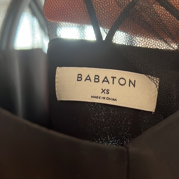 Black top with mesh detail, xs Babaton - Picture 5 of 7